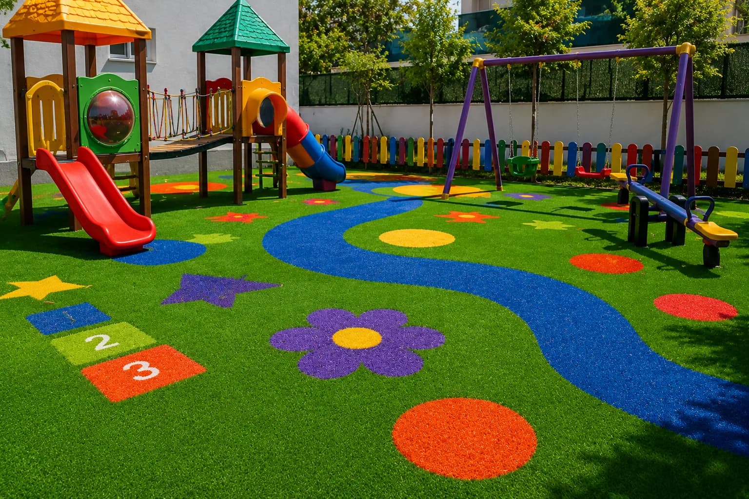 Çocuk Parkı Çim Halı 2